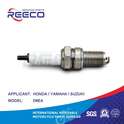 Reeco calidad OE D8ea motocicleta iridio platino bujía para Honda/YAMAHA/Suzuki/Bajaj/Tvs